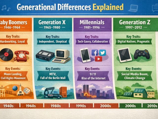 Generational Differences Explained: From Baby Boomers to Gen Z
