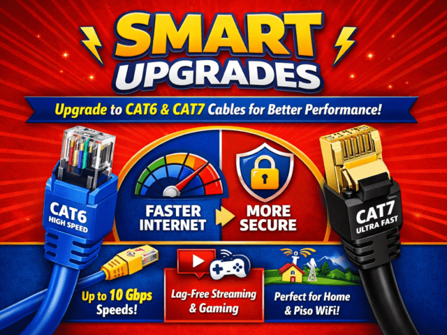 Smart Upgrades: Using CAT6/CAT7 Cables for Better Performance.