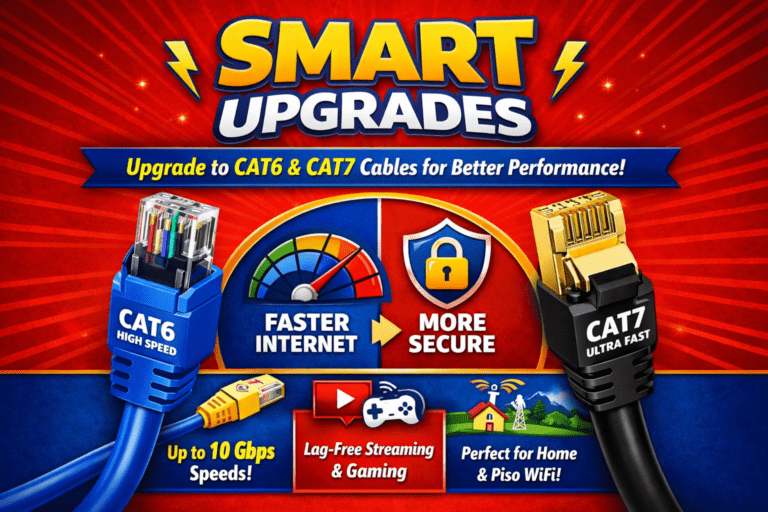 Smart Upgrades: Using CAT6/CAT7 Cables for Better Performance.
