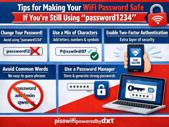 Tips for Making Your WiFi Password Safe If You’re Still Using password1234