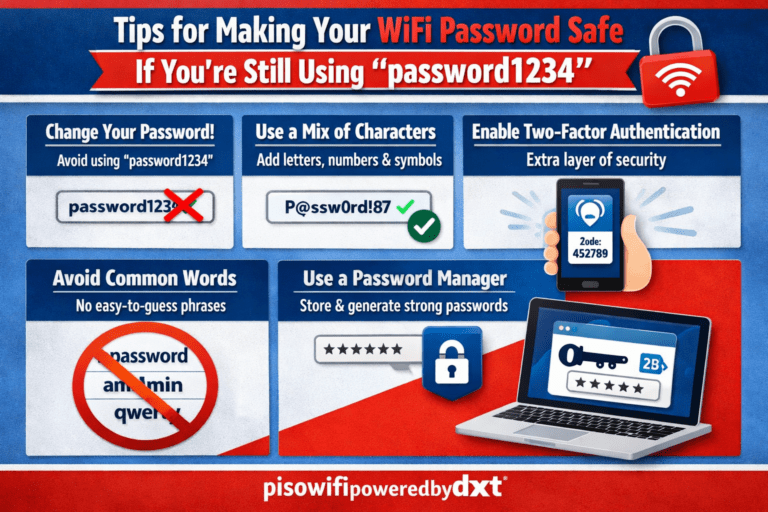 Tips for Making Your WiFi Password Safe If You’re Still Using password1234
